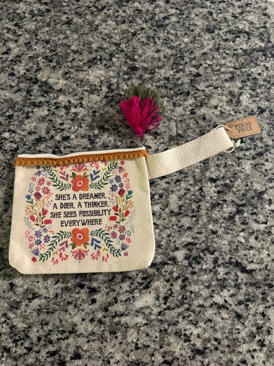 NATURAL LIFE Handbags - 🆕 Natural Life Floral Zippered Period Pouch